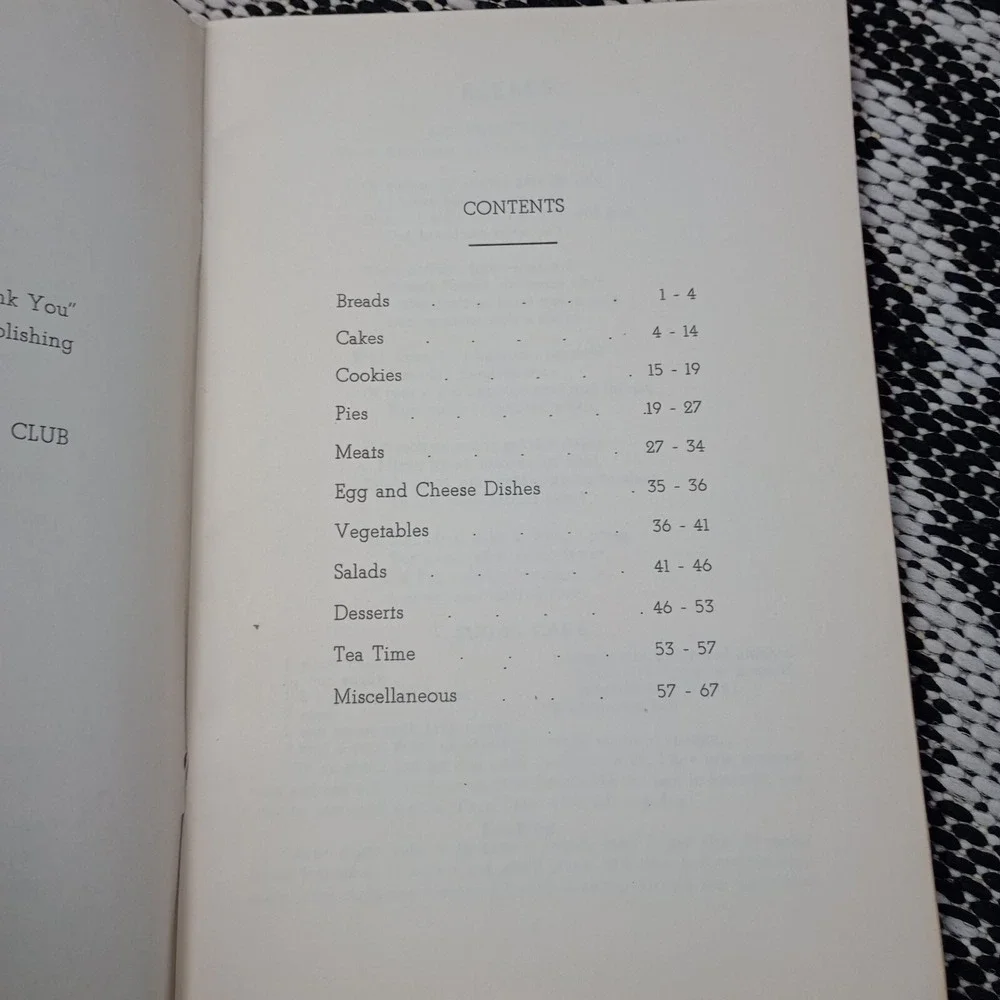 What's Cookin'? ‎ 1948  1st ED. Winston-Salem Woman's  Club Cookbook